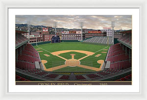 Crosley Field 1940 - Framed Print