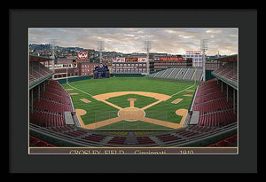 Crosley Field 1940 - Framed Print