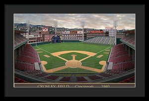 Crosley Field 1940 - Framed Print