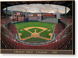 Crosley Field 1942 - Canvas Print