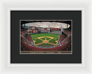 Crosley Field 1942 - Framed Print