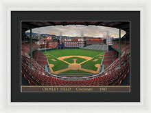 Load image into Gallery viewer, Crosley Field 1942 - Framed Print
