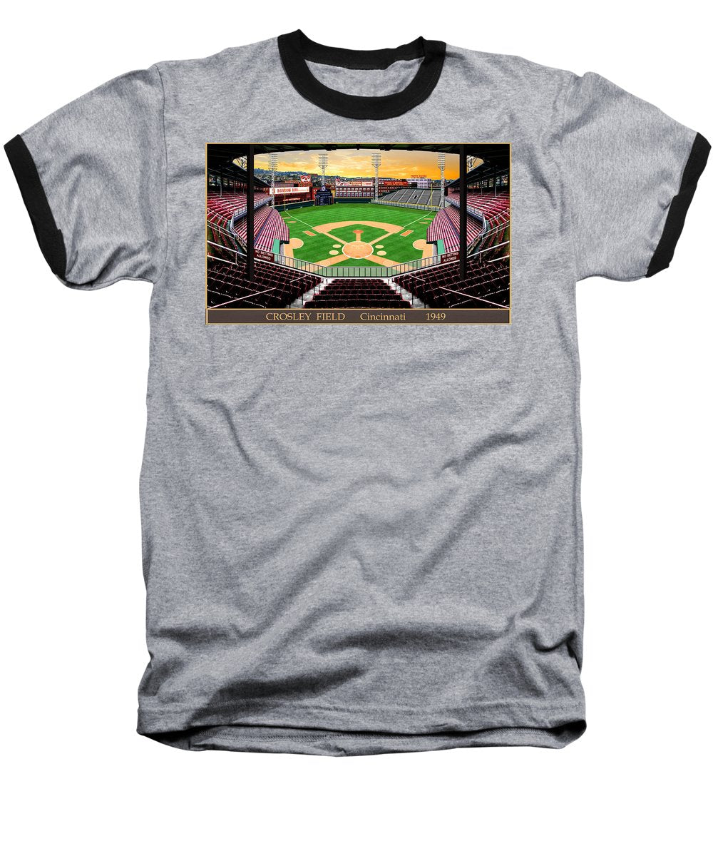 Crosley Field 1949 - Baseball T-Shirt