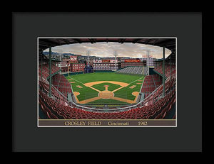 Crosley Field 1942 - Framed Print