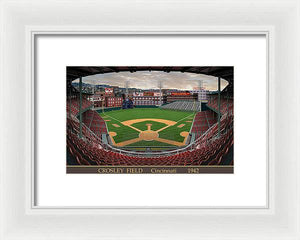 Crosley Field 1942 - Framed Print