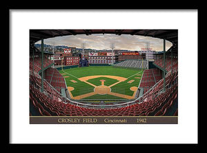 Crosley Field 1942 - Framed Print