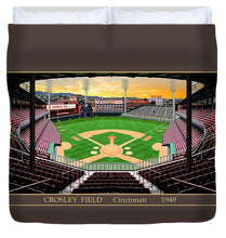 Load image into Gallery viewer, Crosley Field 1949 - Duvet Cover
