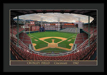 Load image into Gallery viewer, Crosley Field 1942 - Framed Print
