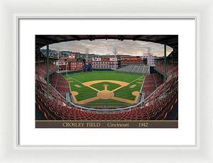 Crosley Field 1942 - Framed Print