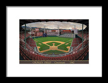 Load image into Gallery viewer, Crosley Field 1942 - Framed Print
