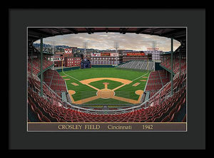 Crosley Field 1942 - Framed Print