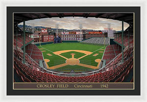 Crosley Field 1942 - Framed Print