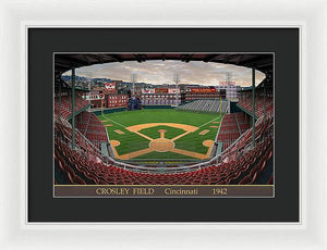 Crosley Field 1942 - Framed Print