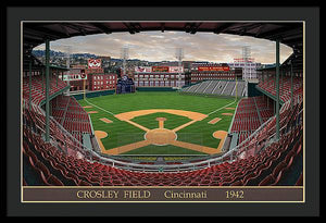 Crosley Field 1942 - Framed Print