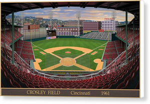 Crosley Field 1961 - Canvas Print