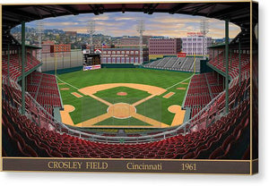 Crosley Field 1961 - Canvas Print