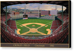 Crosley Field 1961 - Canvas Print