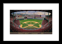 Load image into Gallery viewer, Crosley Field 1961 - Framed Print
