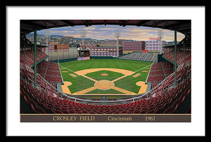 Crosley Field 1961 - Framed Print