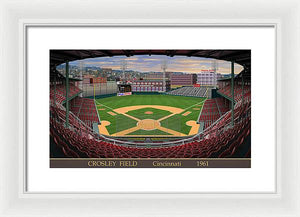 Crosley Field 1961 - Framed Print