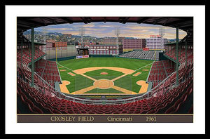 Crosley Field 1961 - Framed Print