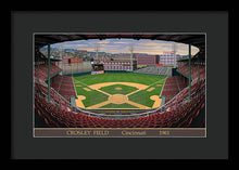 Load image into Gallery viewer, Crosley Field 1961 - Framed Print
