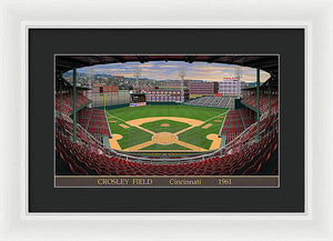 Crosley Field 1961 - Framed Print