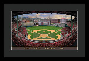 Crosley Field 1961 - Framed Print