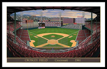 Load image into Gallery viewer, Crosley Field 1961 - Framed Print
