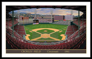 Crosley Field 1961 - Framed Print