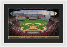 Load image into Gallery viewer, Crosley Field 1961 - Framed Print
