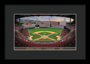 Crosley Field 1961 - Framed Print