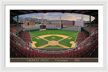 Load image into Gallery viewer, Crosley Field 1961 - Framed Print
