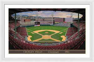 Crosley Field 1961 - Framed Print