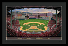 Load image into Gallery viewer, Crosley Field 1961 - Framed Print
