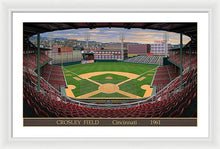 Load image into Gallery viewer, Crosley Field 1961 - Framed Print
