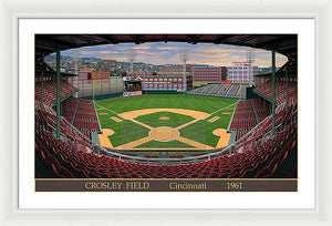 Crosley Field 1961 - Framed Print