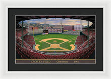 Load image into Gallery viewer, Crosley Field 1961 - Framed Print
