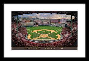 Crosley Field 1961 - Framed Print