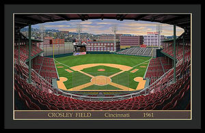 Crosley Field 1961 - Framed Print