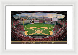 Crosley Field 1961 - Framed Print