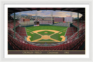 Crosley Field 1961 - Framed Print