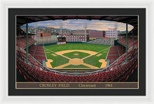 Load image into Gallery viewer, Crosley Field 1961 - Framed Print
