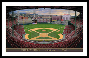 Crosley Field 1961 - Framed Print