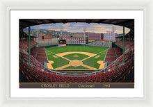 Load image into Gallery viewer, Crosley Field 1961 - Framed Print
