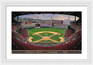 Crosley Field 1961 - Framed Print