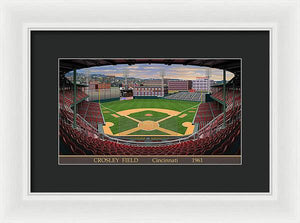 Crosley Field 1961 - Framed Print