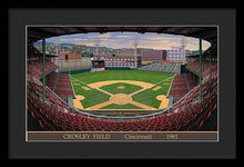 Load image into Gallery viewer, Crosley Field 1961 - Framed Print
