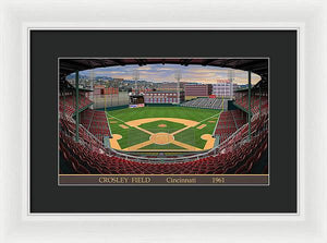 Crosley Field 1961 - Framed Print