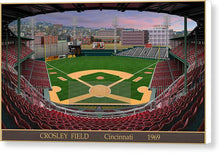 Load image into Gallery viewer, Crosley Field 1969 - Canvas Print
